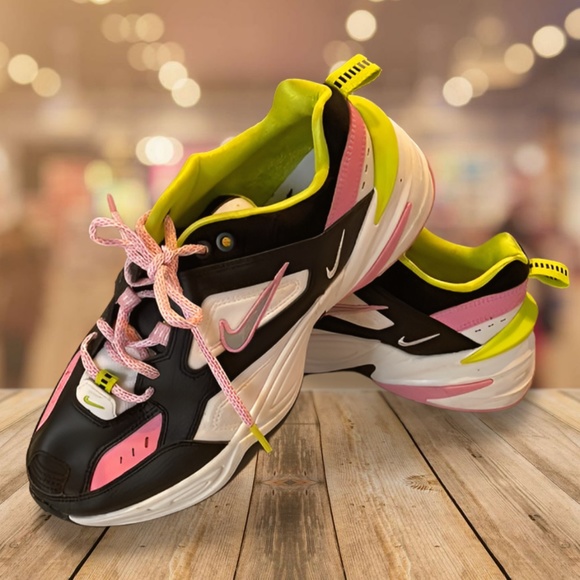 Neon Nike M2K Tekno Athletic Shoes - Picture 1 of 6